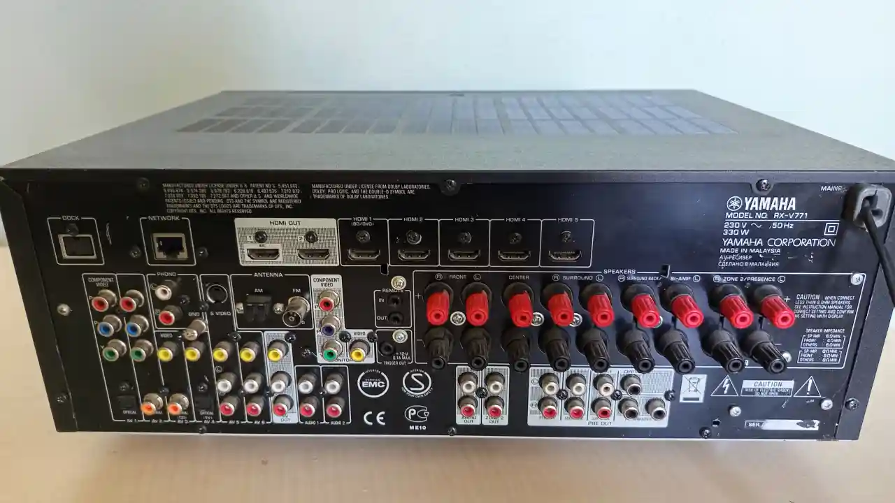 Efsanevi Yamaha RX-V771 7.2 Kanal Network AV Receiver / Ev Sinema Amfisi - Galeri 3