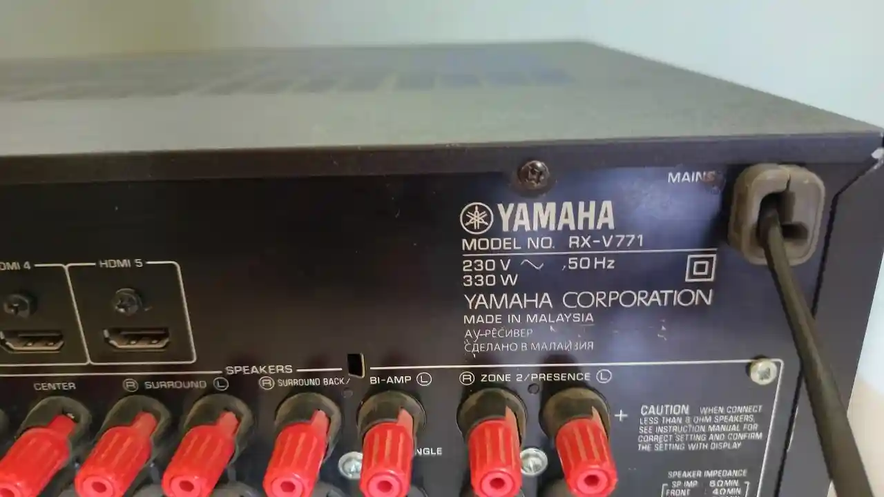 Efsanevi Yamaha RX-V771 7.2 Kanal Network AV Receiver / Ev Sinema Amfisi - Galeri 4