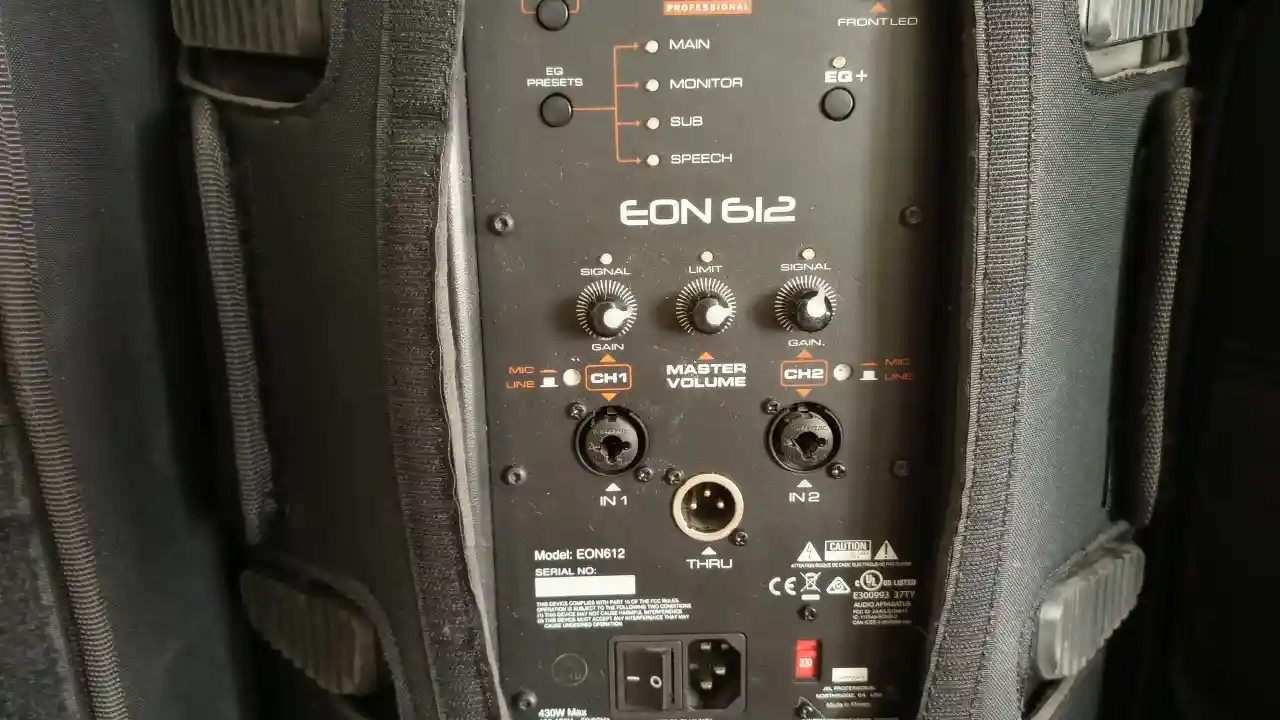 JBL EON 612 Aktif Hoparlör (6 Adet) - 1000W Bluetooth EQ - Galeri 2